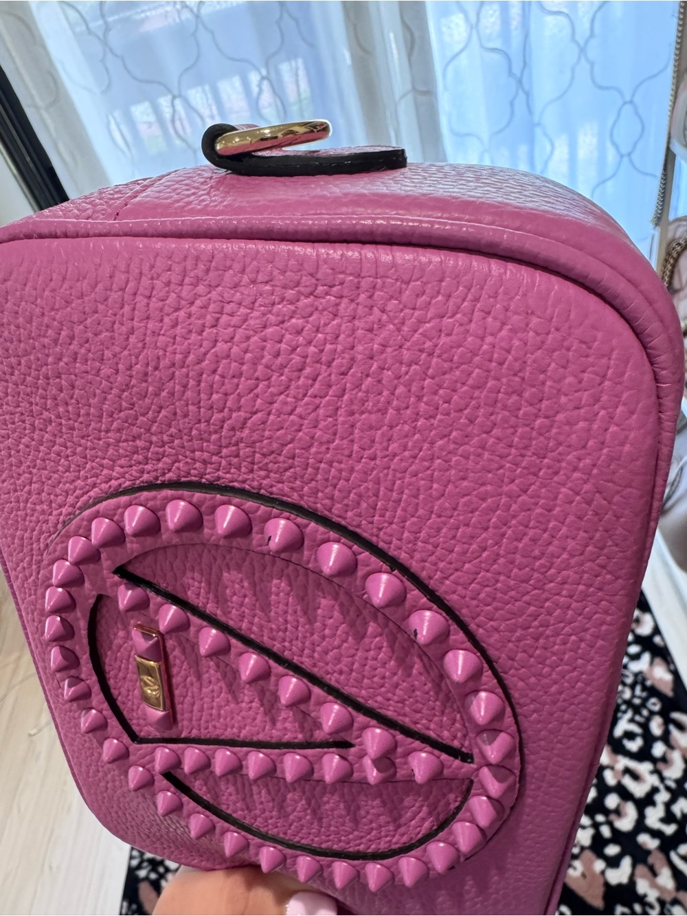 Valentino by Mario Valentino Mia Studded Crossbody Bag - Picture 14 of 16